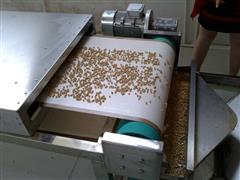 微波養(yǎng)生雜糧烘烤機(jī)在濟(jì)南凱象食品公司安裝調(diào)試完畢